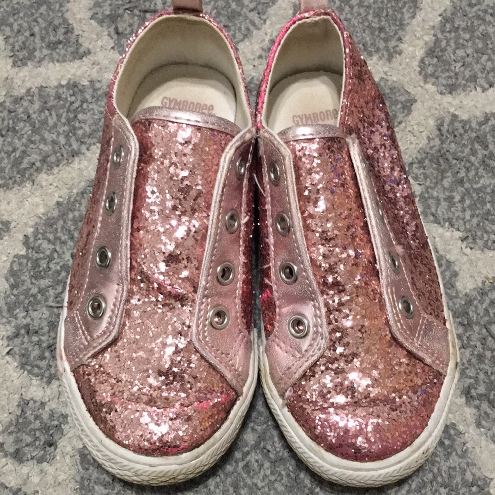 Glitter pink sneakers